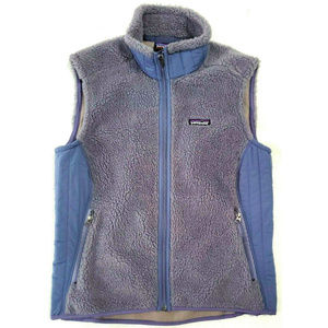 Patagonia Womens Retro X Synchilla Purple Vest L